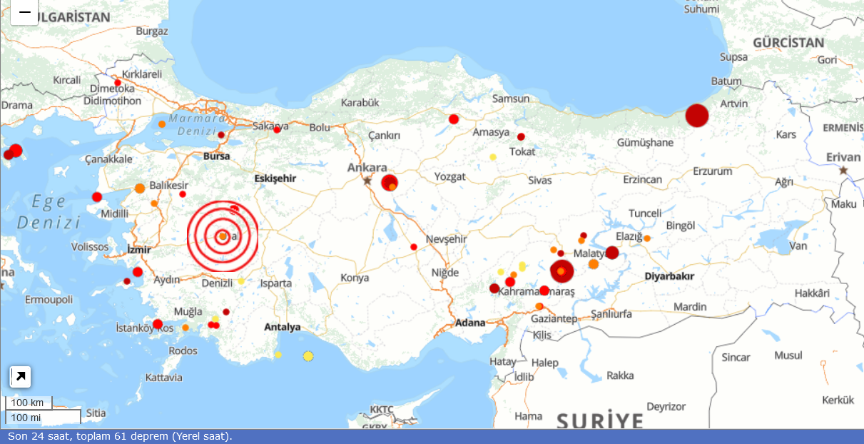 Son Depremler 15 Kasım