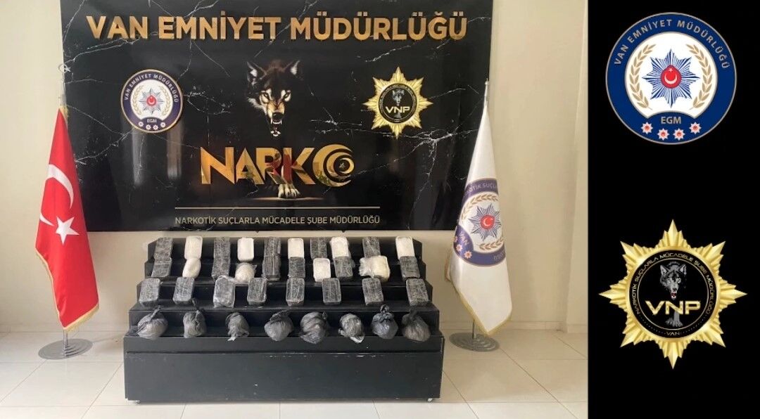 Van'da Narkotik Operasyonu 26 Kilo Uyuşturucu Ele Geçirildi