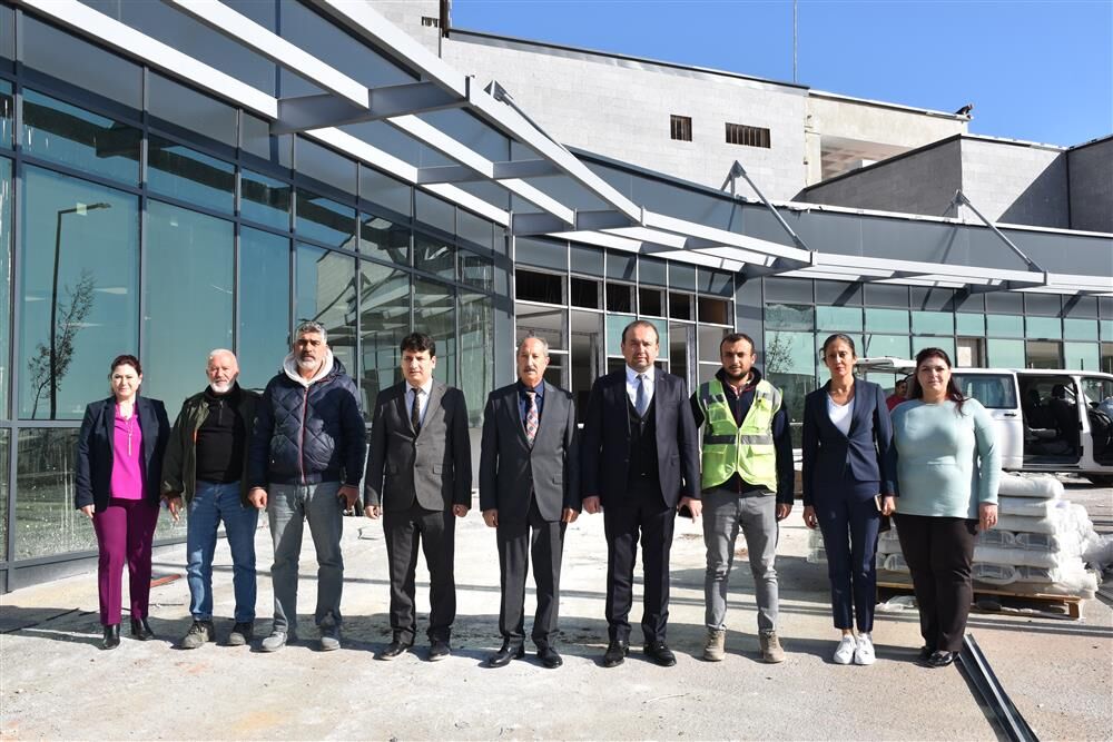 Aydın İl Sağlık Müdürü, Didim Devlet Hastanesi'nin Inşaatını Yerinde Inceledi (2)