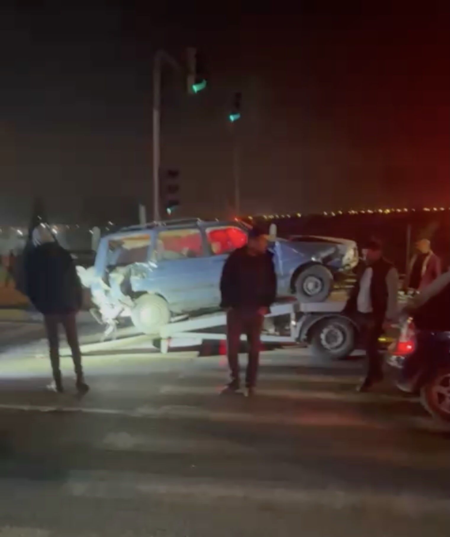Çorum'da Zincirleme Kaza 2 Yaralı (2)