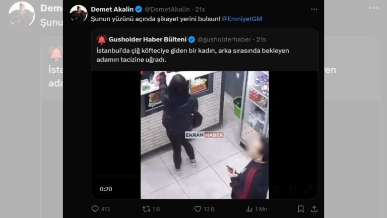 Demet Akalın’ı Çıldırttı Çiğköftecideki Tacizciye Şikayet! (1)
