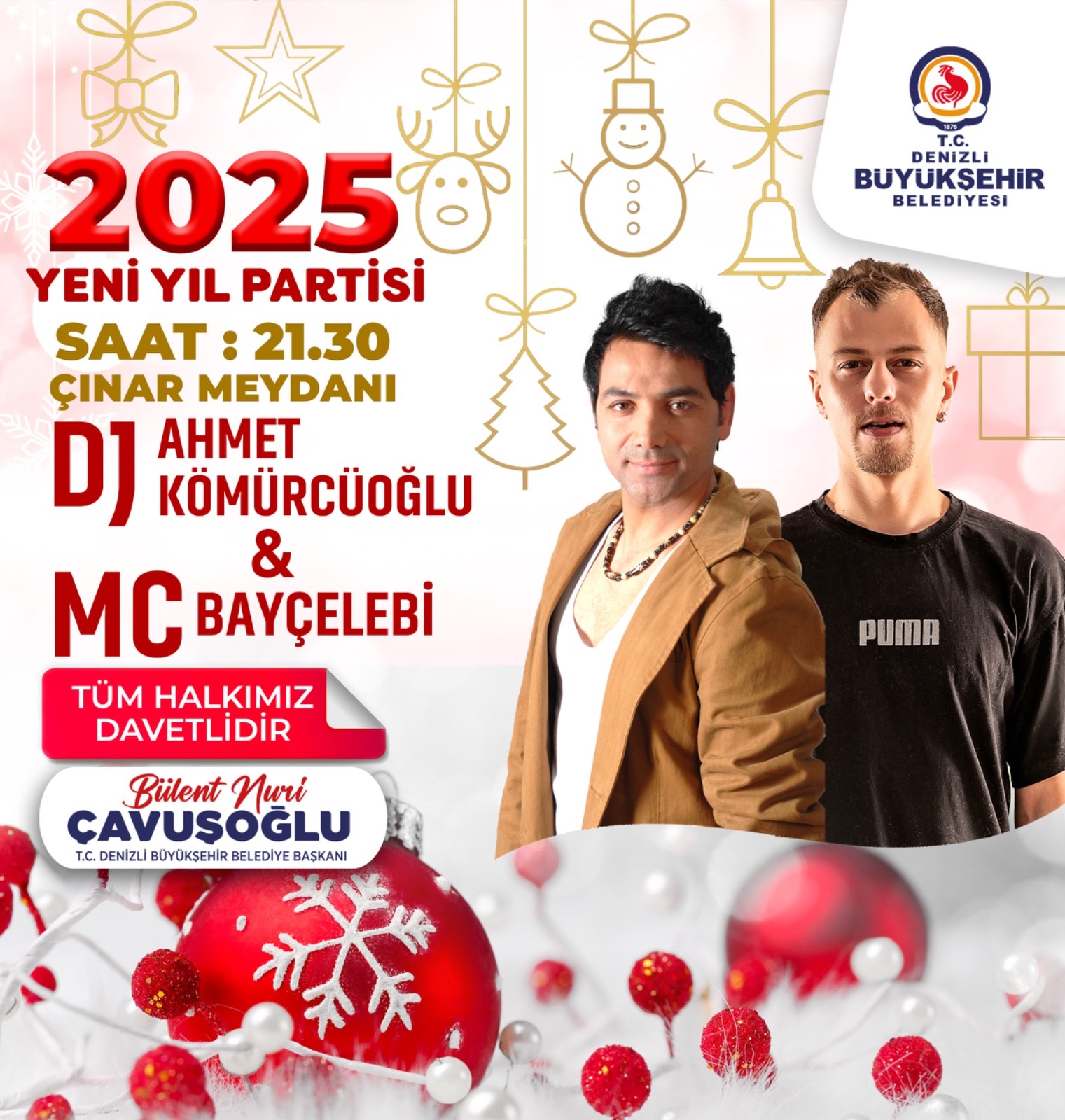 Denizli 2025’I Müzik Ve Eğlenceyle Karşılayacak-1