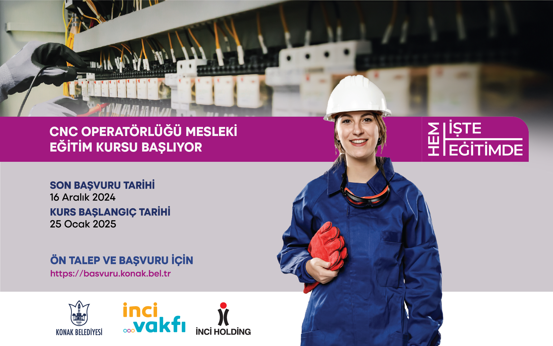 Konaklı Kadınlara Cnc Operatörlüğü Eğitimi Başlıyor (1)