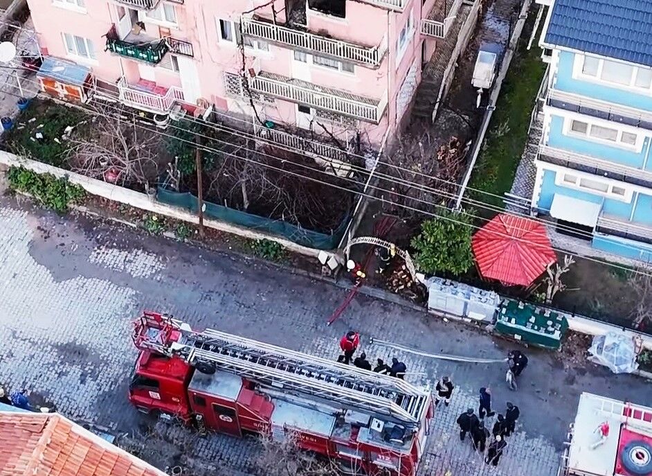 Kütahya Simav’da Bir Evde Yangın Çıktı (2)