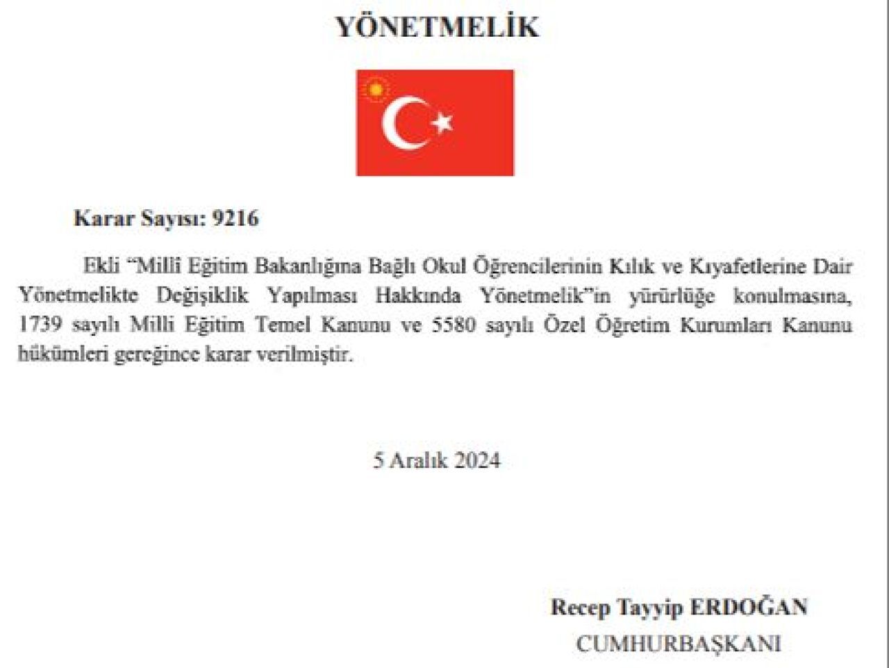 Okul Kıyafetlerinde Yeni Düzenleme 4 Yıl Değişiklik Yok (2)