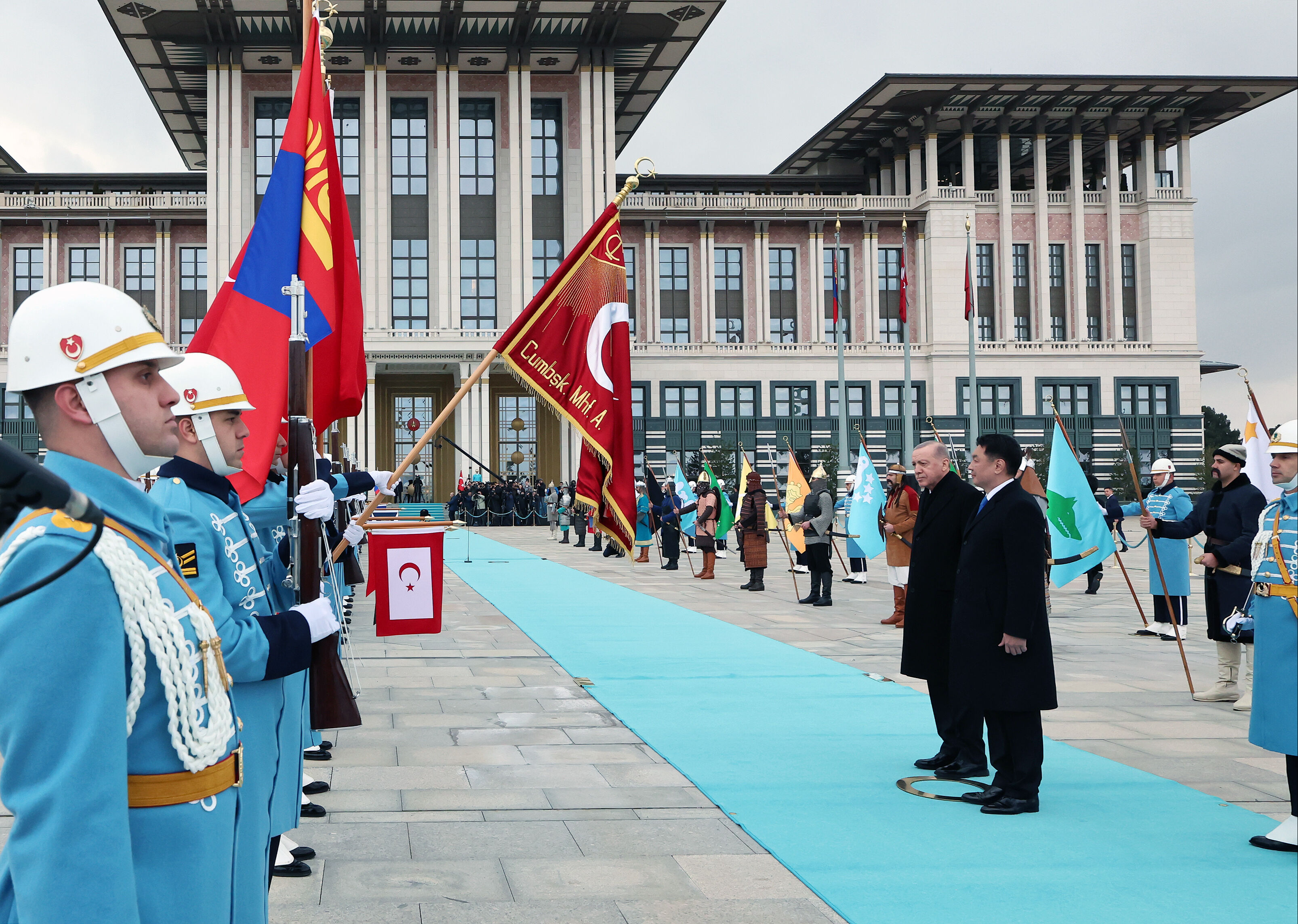 21 Yılın Ardından Moğolistan Cumhurbaşkanı Türkiye'ye Geldi (3)