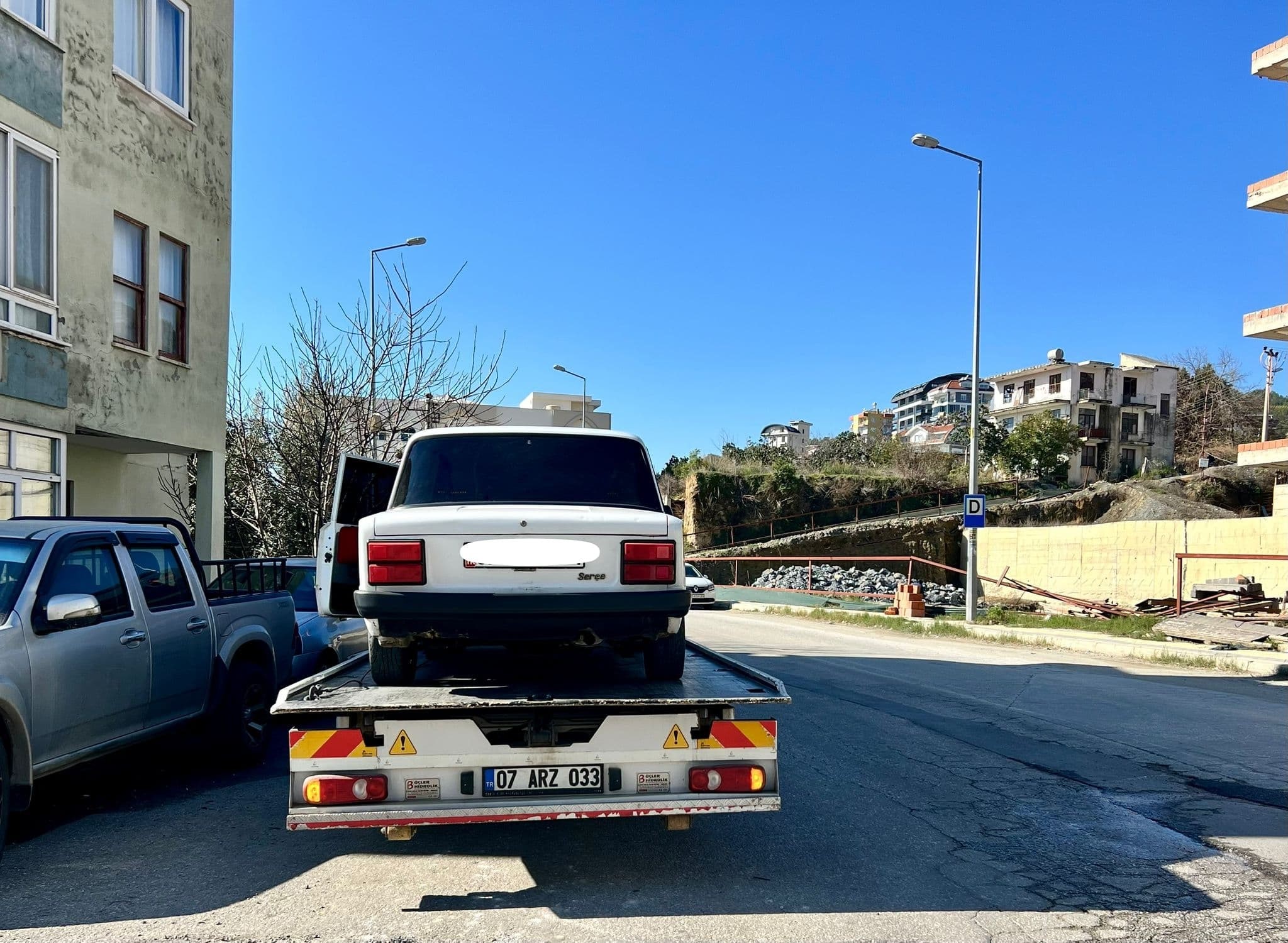 Antalya Alanya'da Drift Atan Sürücüye Ağır Ceza (1)