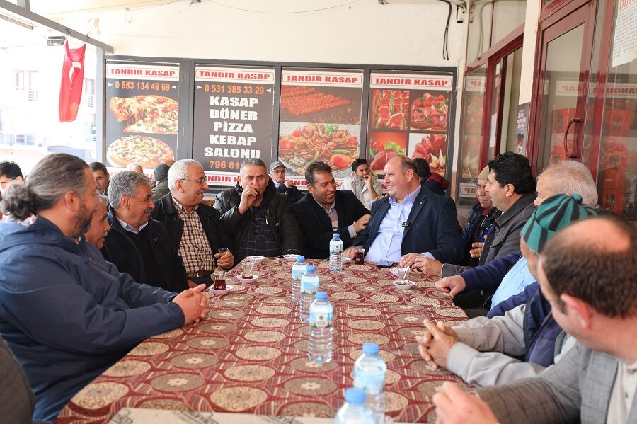 Başkan İlkay Çiçek Mahalle Ziyaretlerine Devam Ediyor (2)