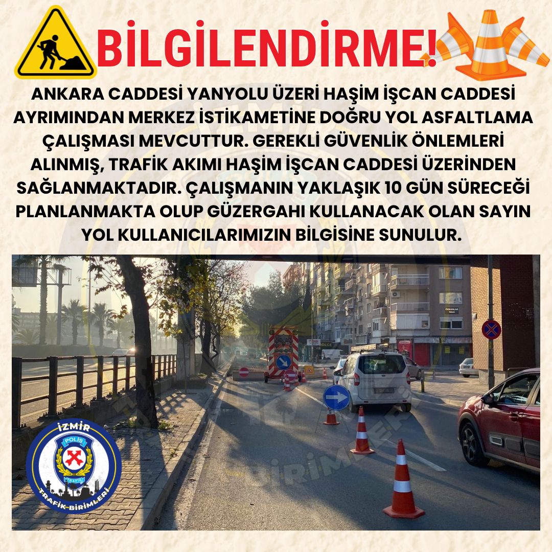 Bornova Yolunda 10 Gün Sürecek Asfaltlama Çalışması Başladı! (1)