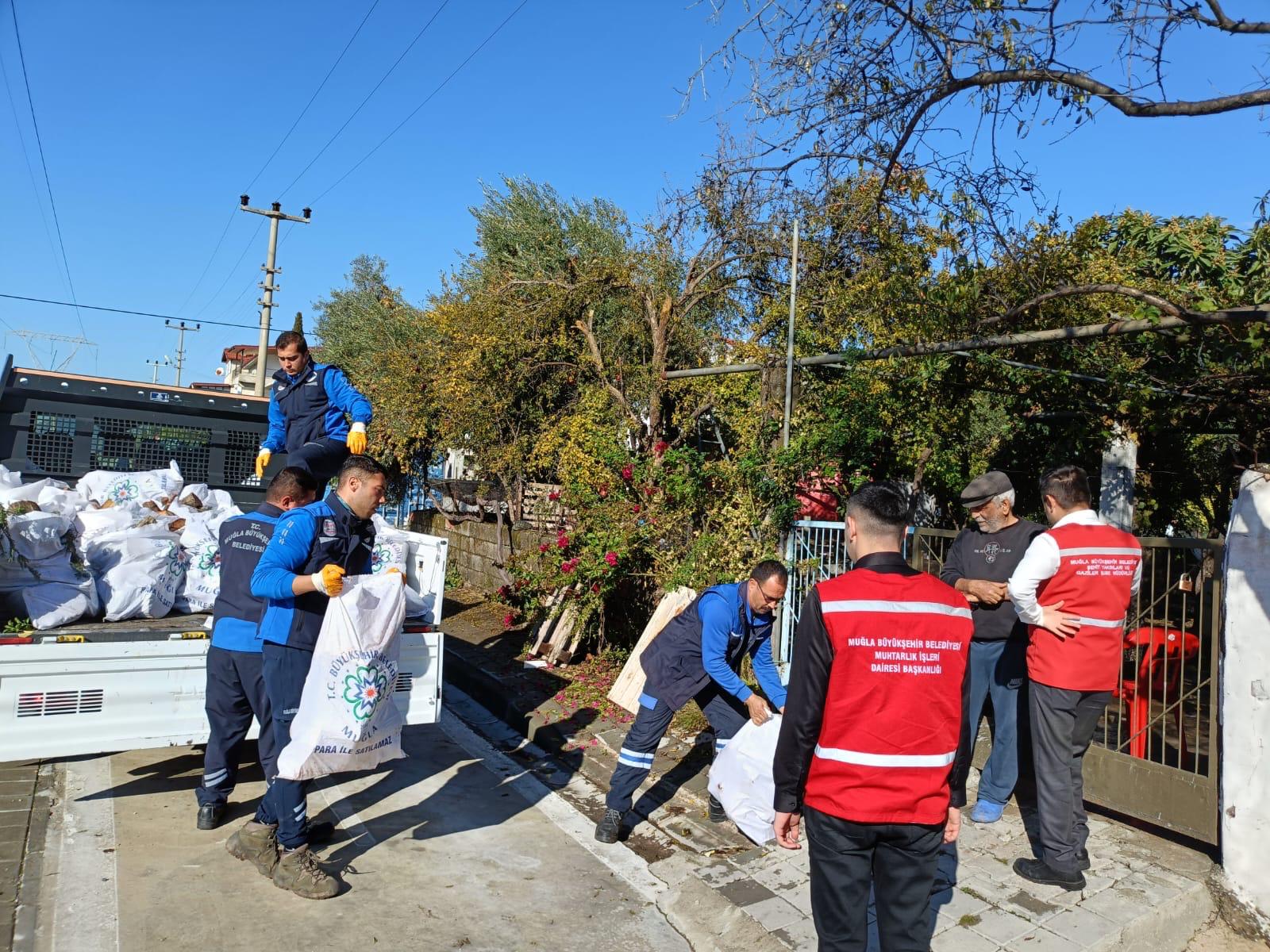 Büyükşehirden Soğuk Kış Günlerinde Yakacak Desteği (4)