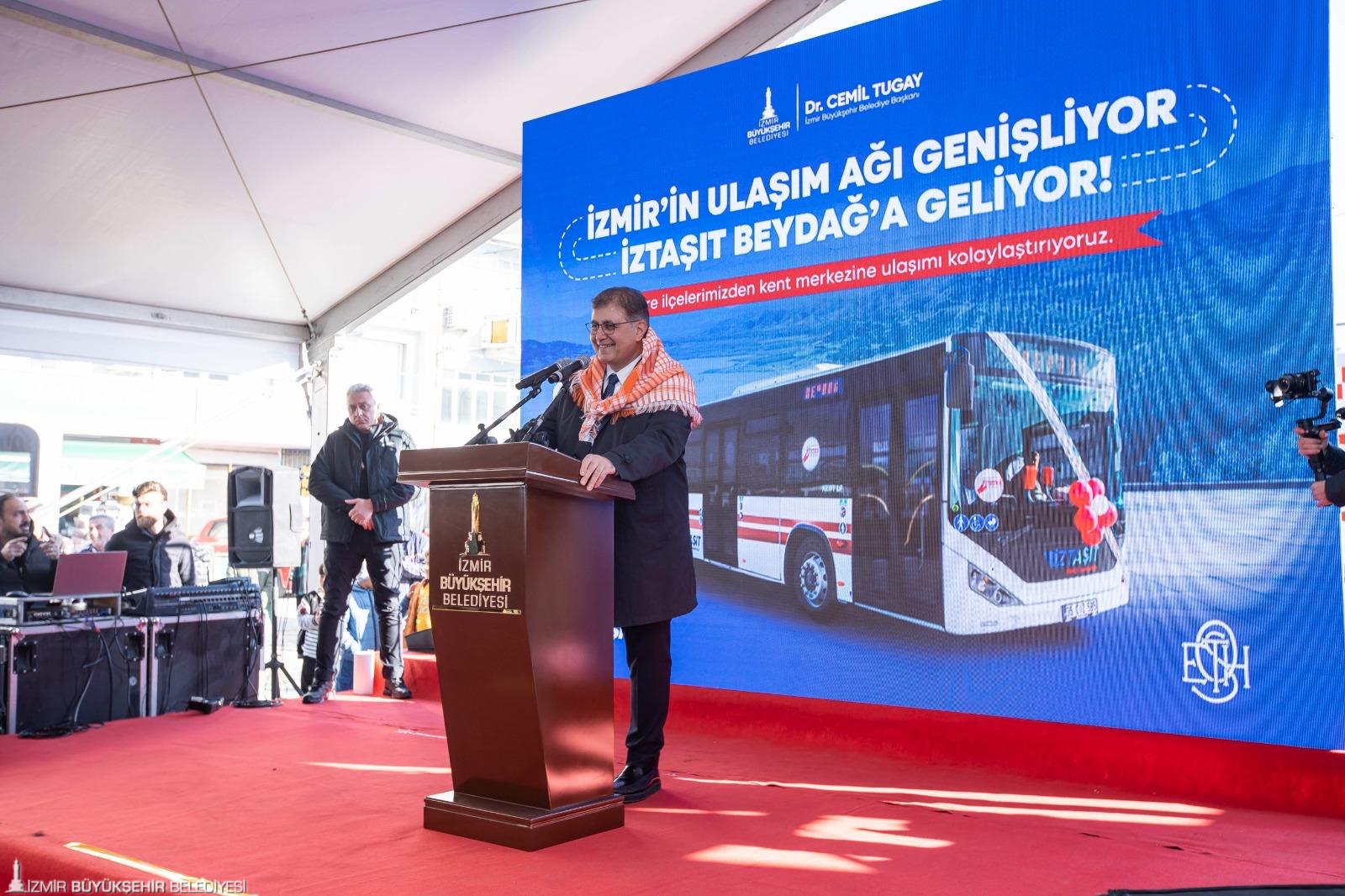 İzmir’de Toplu Taşımada Yeni Adım İztaşit Beydağ’da Hizmete Girdi (5)