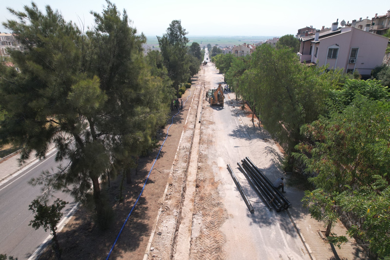 Menemen’de Içme Suyu Hattı Çalışmaları Yüzde 75 Tamamlandı