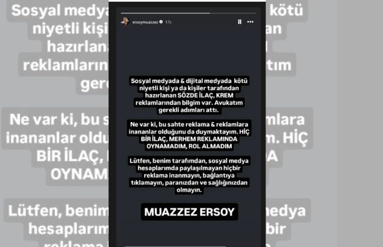 Muazzez Ersoy’dan Sahte Reklamlara Tepki!