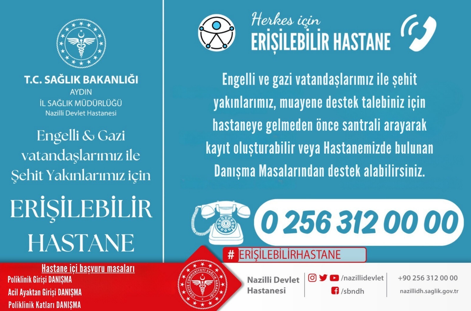 Nazilli Devlet Hastanesi, 'Herkes İçin Erişilebilir Hastane' Projesini Başlattı (2)