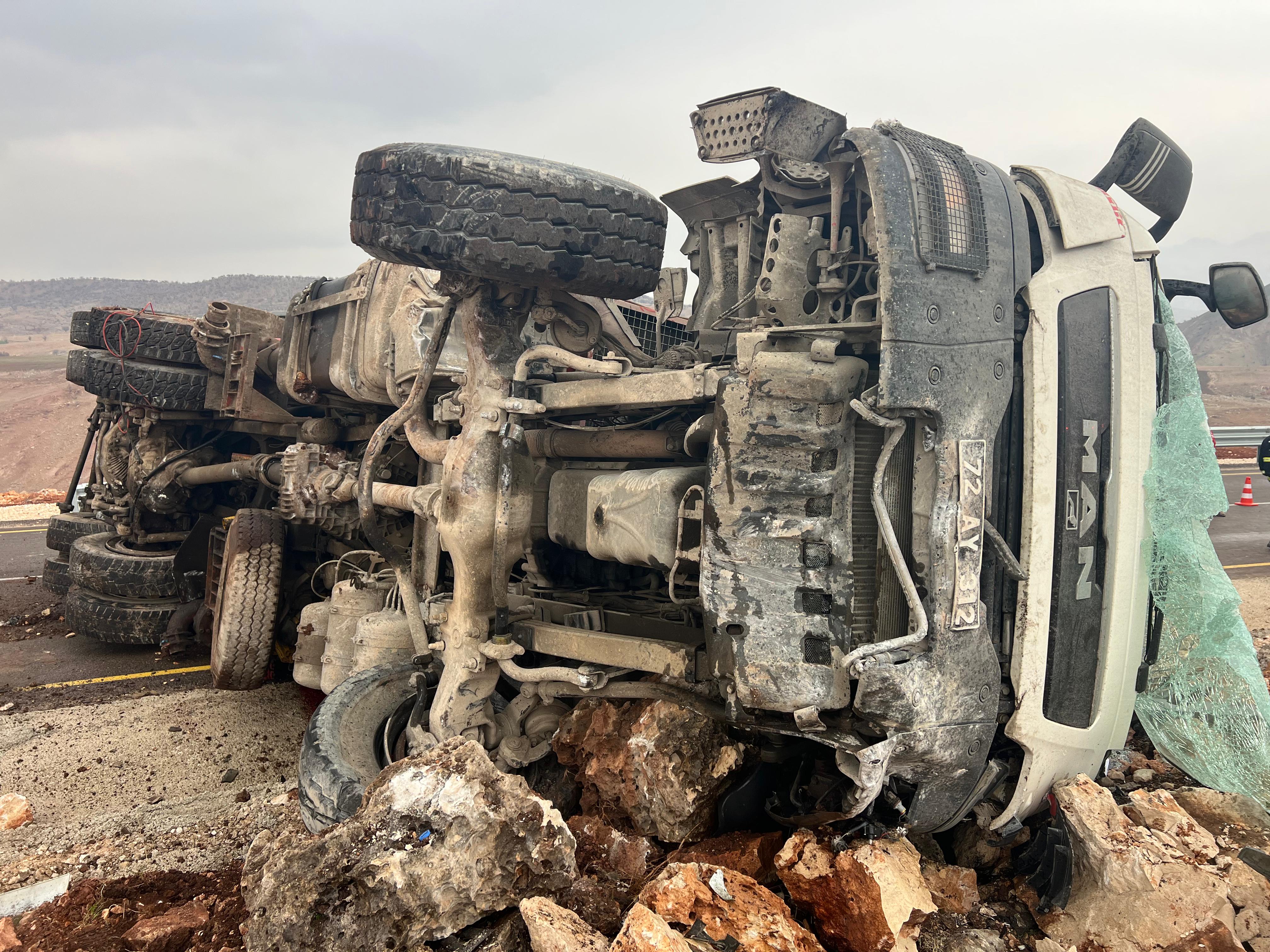 Şırnak’ta Sondaj Aracı Devrildi Bir Kişi Hayatını Kaybetti (1)