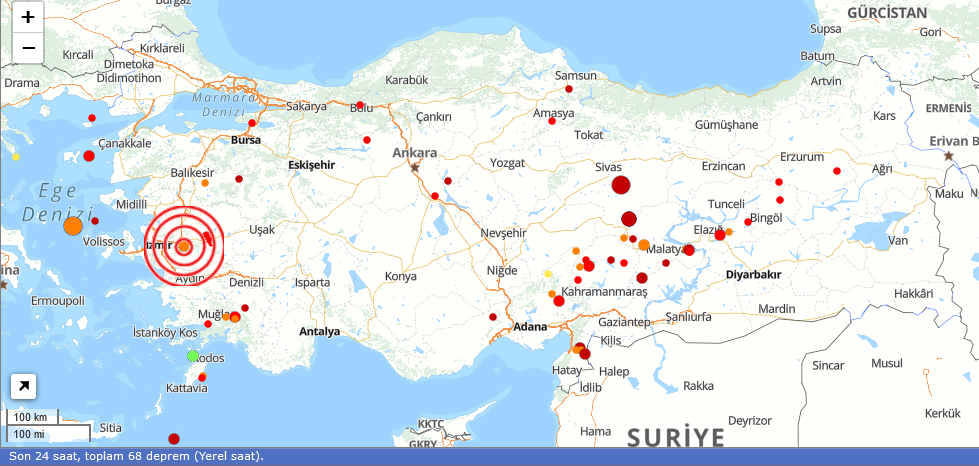 Son Depremler 20 Ocak