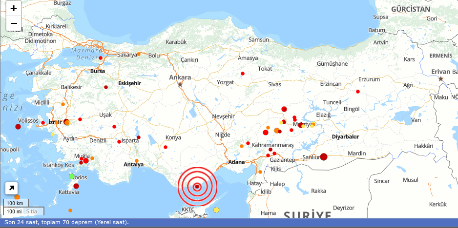 Son Depremler 21 Ocak
