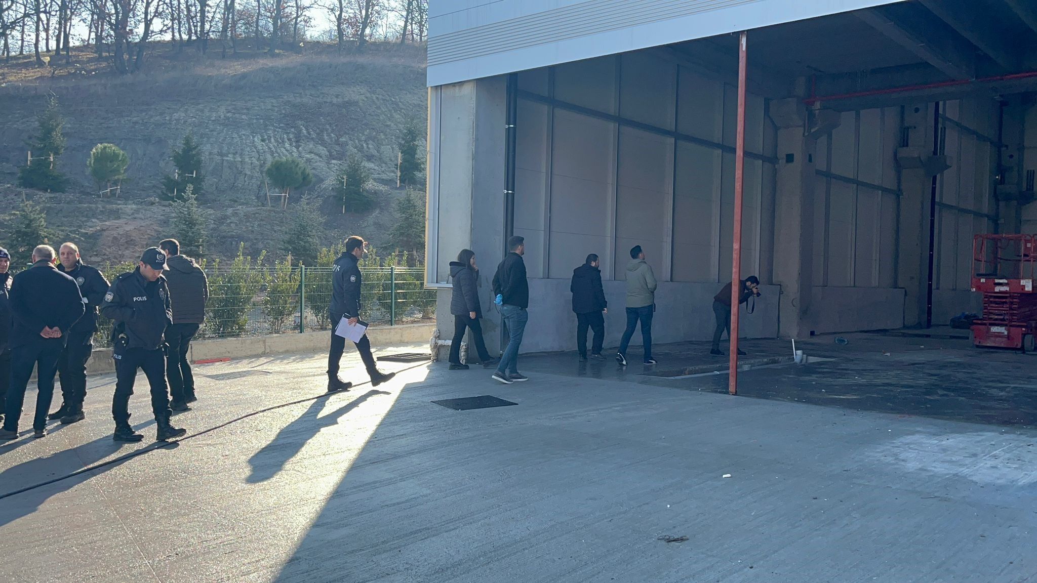 Tekirdağ Çerkezköy'de Stajyer Öğrenci Inşaattan Düştü (1)