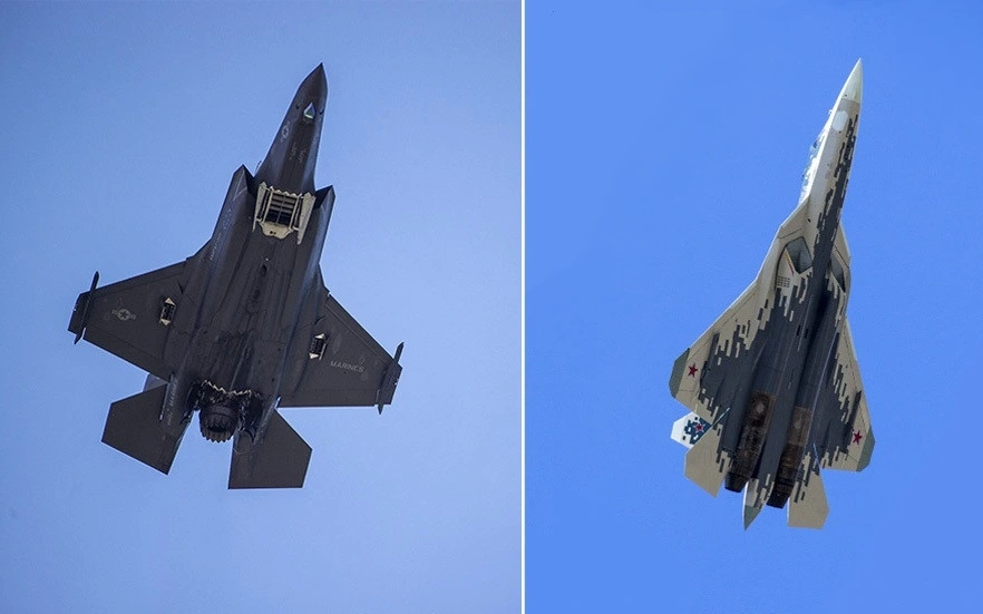 Aero India 2025'Te Tarihi An! Su 57 Ve F 35 Ilk Kez Aynı Gösteride (2)