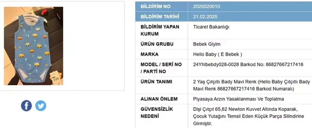 Bakanlık, Çocuk Sağlığını Tehdit Eden 4 Ürünü Piyasadan Toplattı! (2)