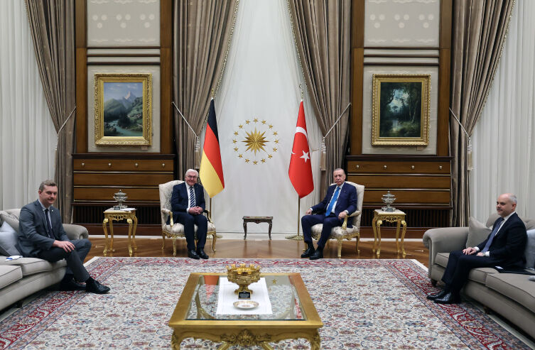 Cumhurbaşkanı Erdoğan, Almanya Cumhurbaşkanı Steinmeier’i Ağırladı 4