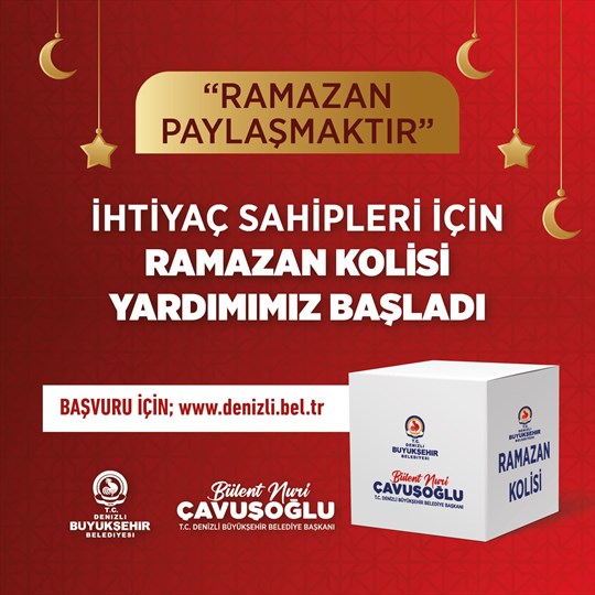 Denizli Büyükşehir Belediyesi Ramazan Kolisi Yardımlarını Başlattı (2)