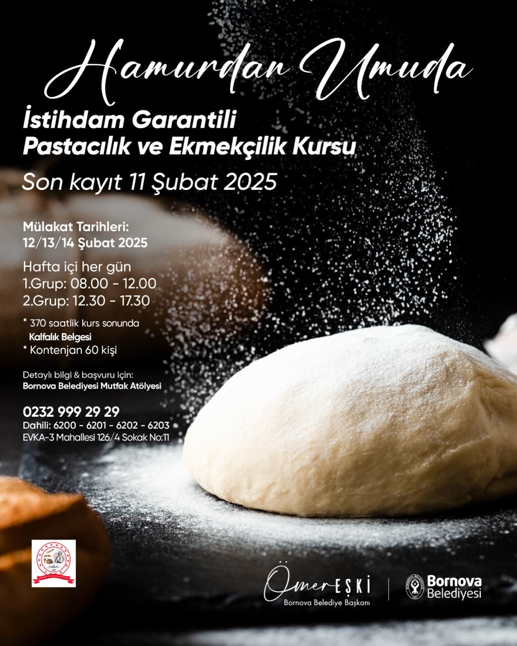 Duyuru Pastacilik Ve Ekmekcilik Kursu