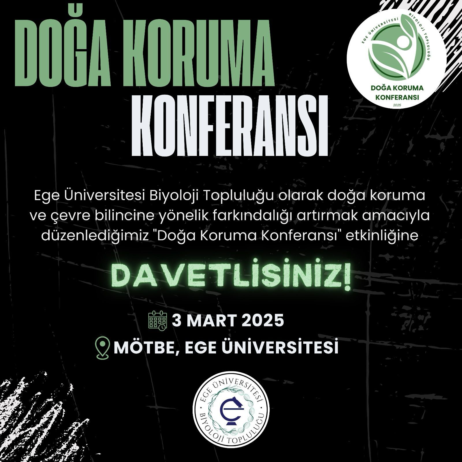 Eü'de Doğa Koruma Konferansı Düzenlenecek