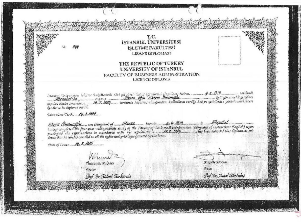 İmamoğlu'nun Diploması Üzerine Yök'ten Rapor! (3)