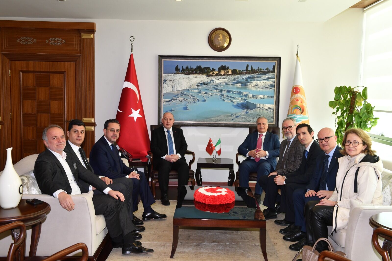İtalya Büyükelçisi Marrapodi, Denizli’de Iş Birliklerini Güçlendiriyor