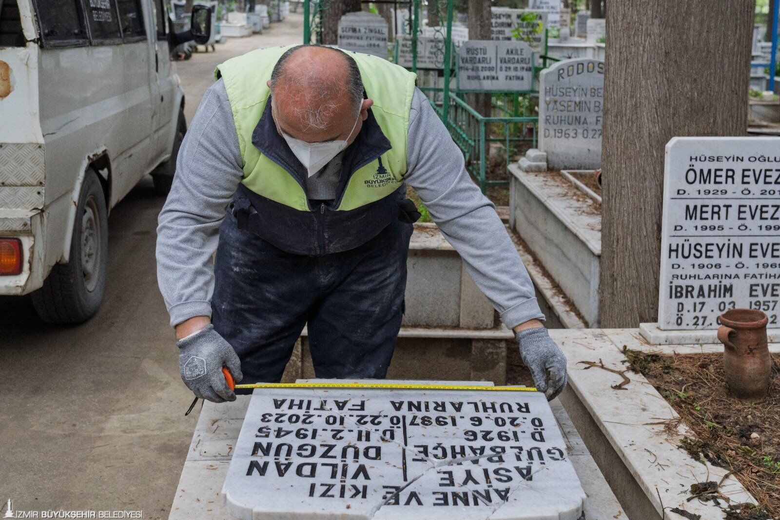 İzmir’de Büyükçiğli Mezarlığı'na Yapılan Saldırıya Hızlı Müdahale (4)