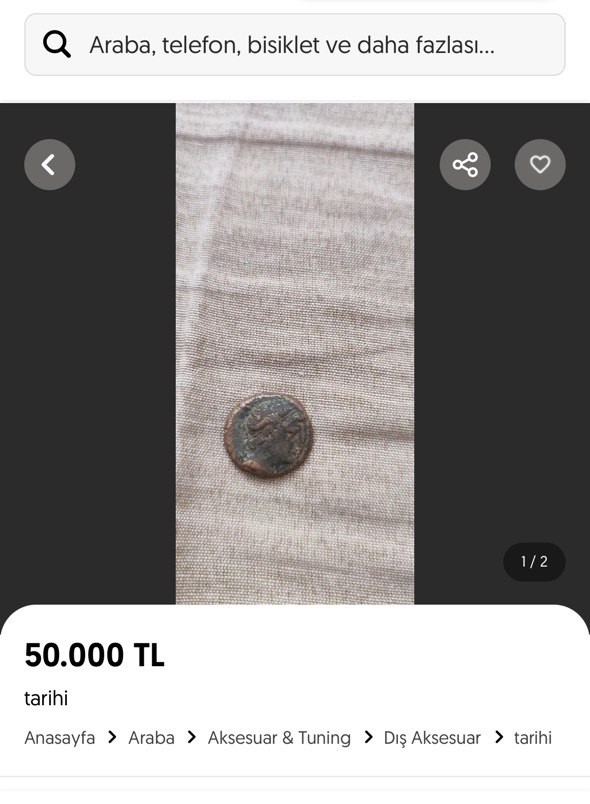 İznik’ten Çıkarıldığı Iddia Edilen 2000 Yıllık Sikkeler Satışa Sunuldu!3