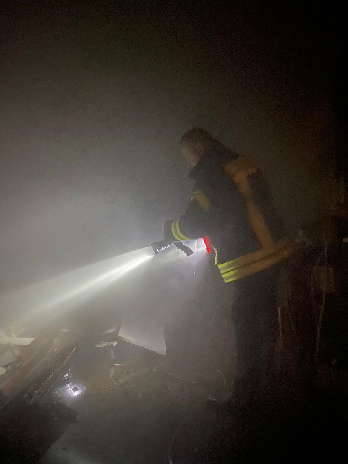 Kastamonu Cide’de Marangoz Atölyesinde Yangın (1)
