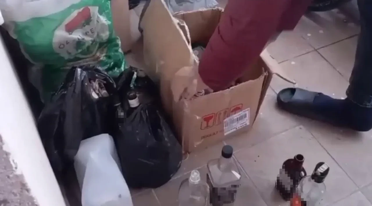Kayseri'de Sahte Alkol Üreten Şahıs Gözaltına Alındı