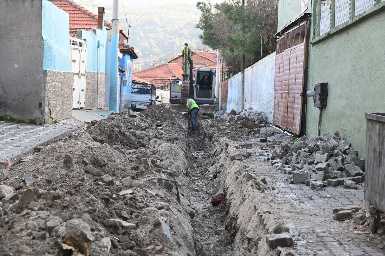 Kırkağaç’ta Eski Asbestli Altyapılar Modernize Ediliyor 1 (6)