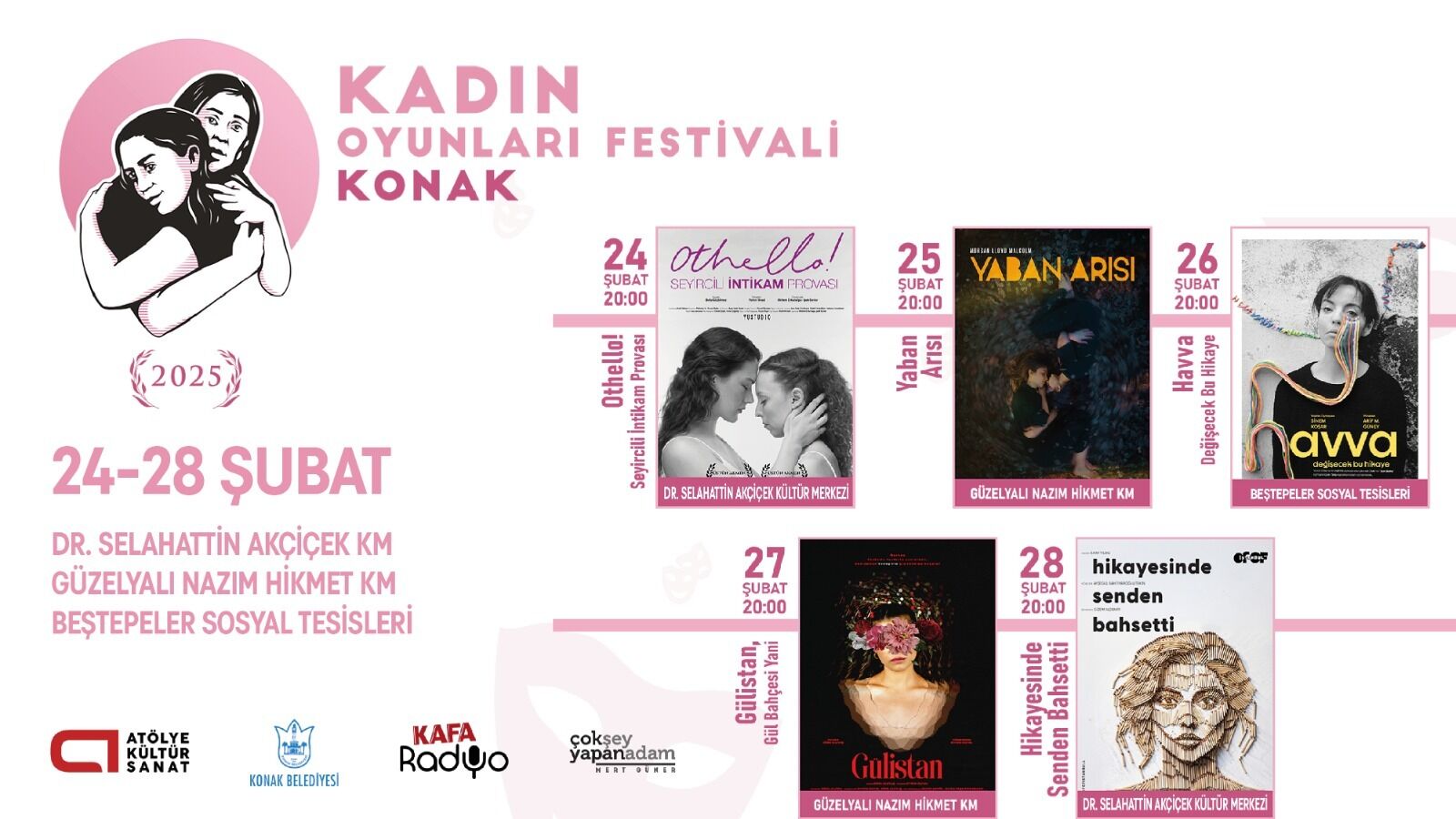 Konak’ta Kadın Oyunları Festivali Başlıyor!