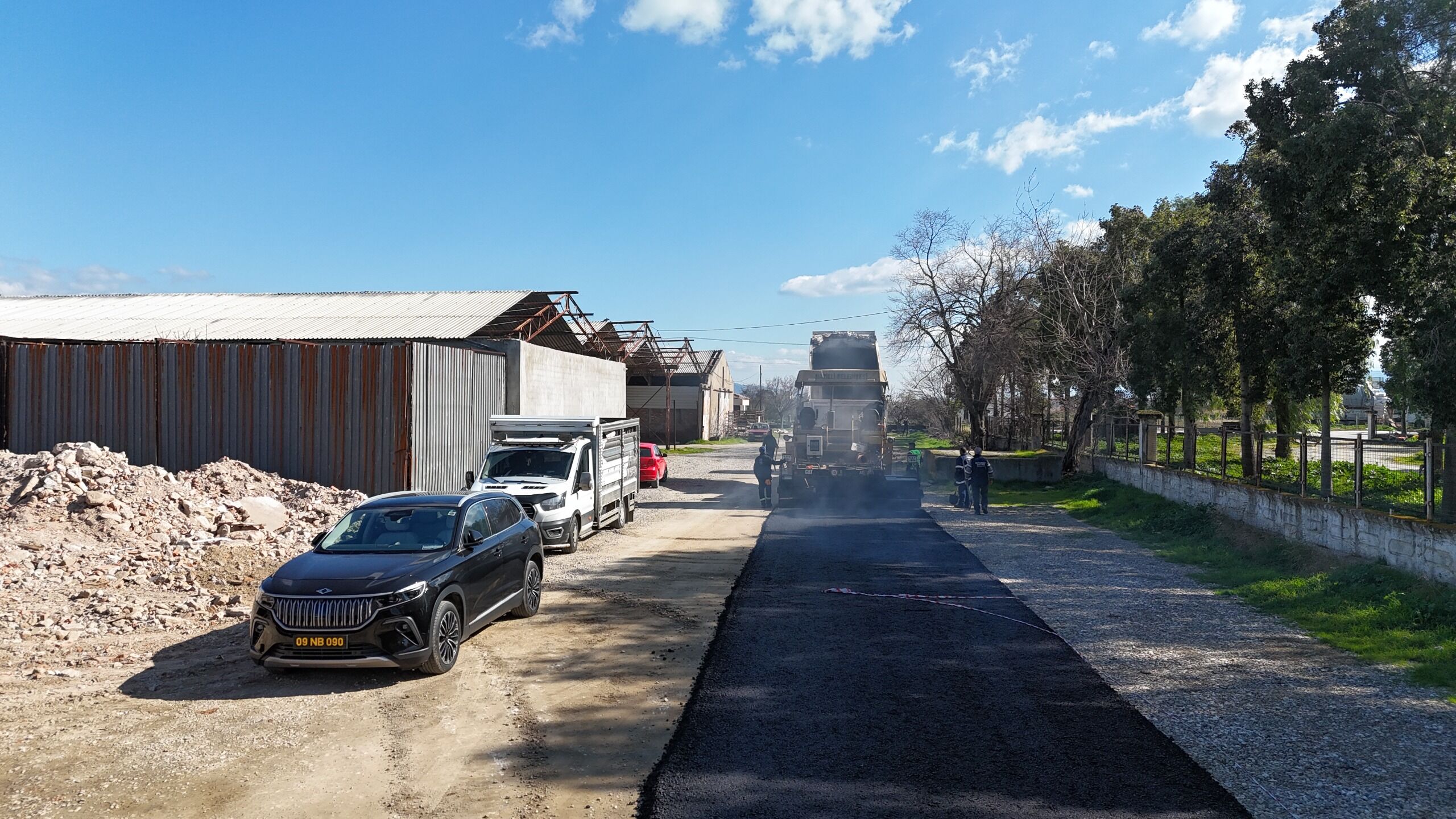 Nazilli Belediyesi Asfalt Serimine Başladı (3)