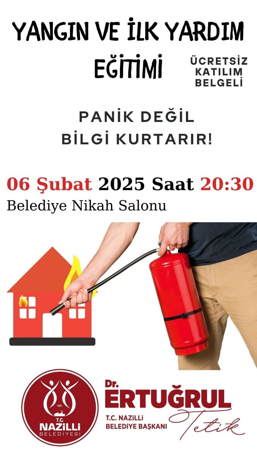 Nazilli'de 6 Şubat Depremleri Anma Etkinliği Düzenleniyor (2)