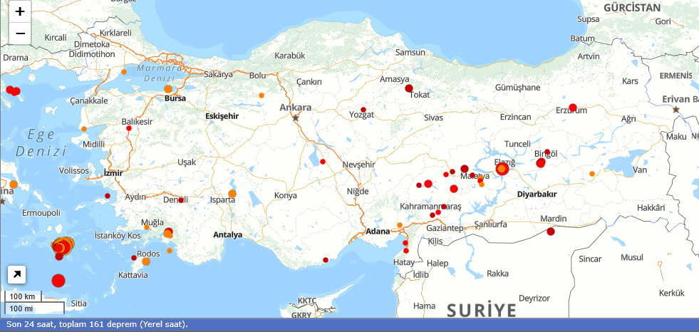 Son Depremler 14 Şubat