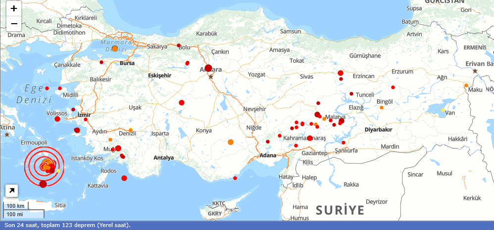 Son Depremler 17 Şubat