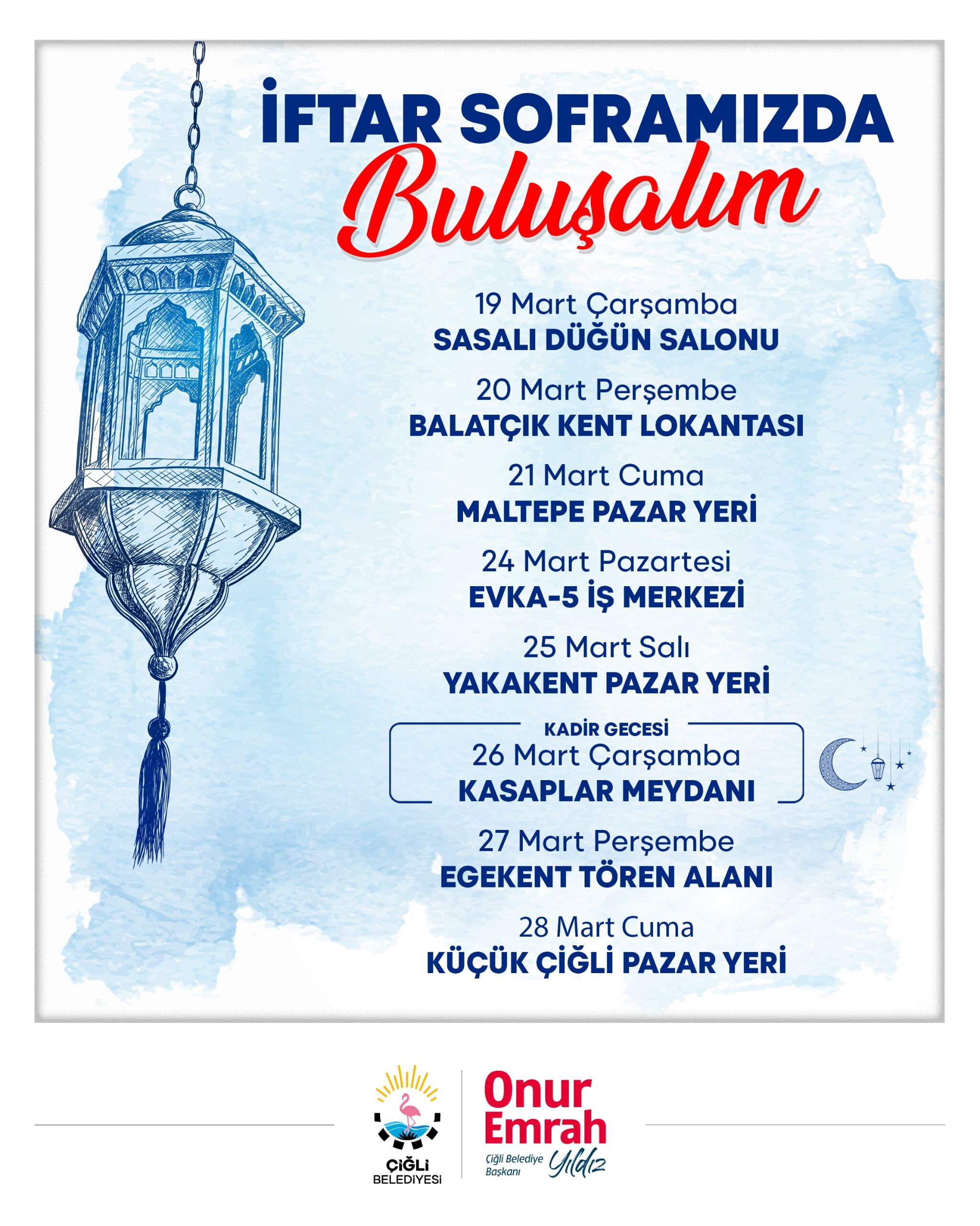 Çiğli Belediyesi Ramazan Boyunca Iftar Sofraları Kuracak (1)