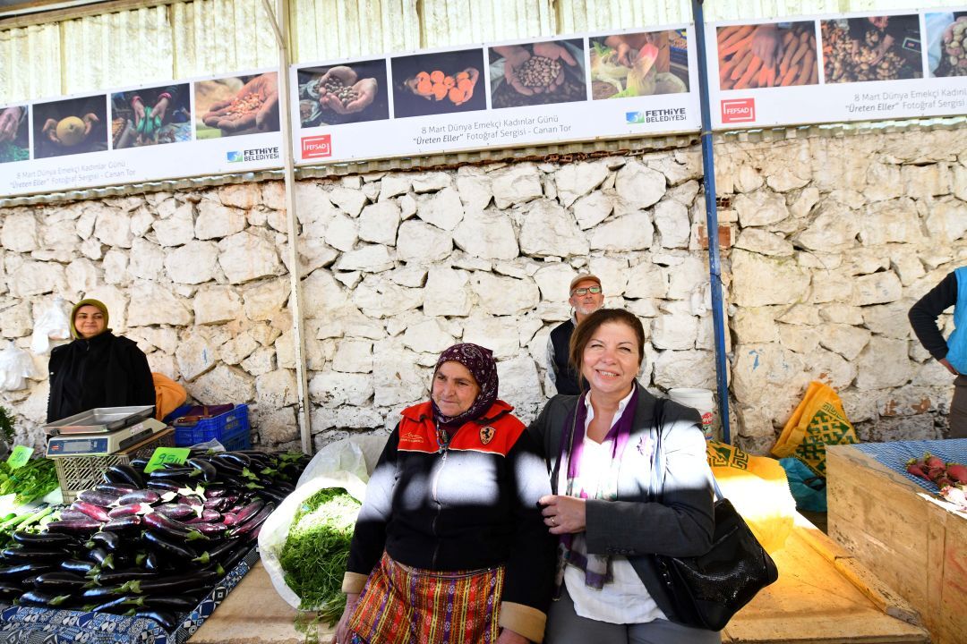 Fethiye'de 8 Mart'a Özel ‘Üreten Eller’ Sergisi Açıldı (3)