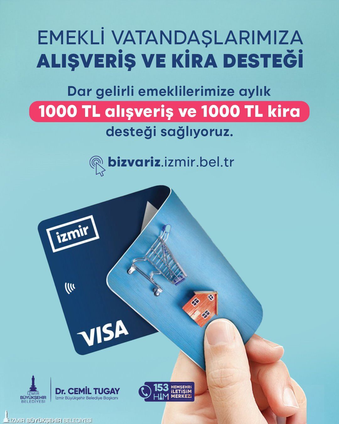 İzmir'den Dar Gelirli Emeklilere Destek