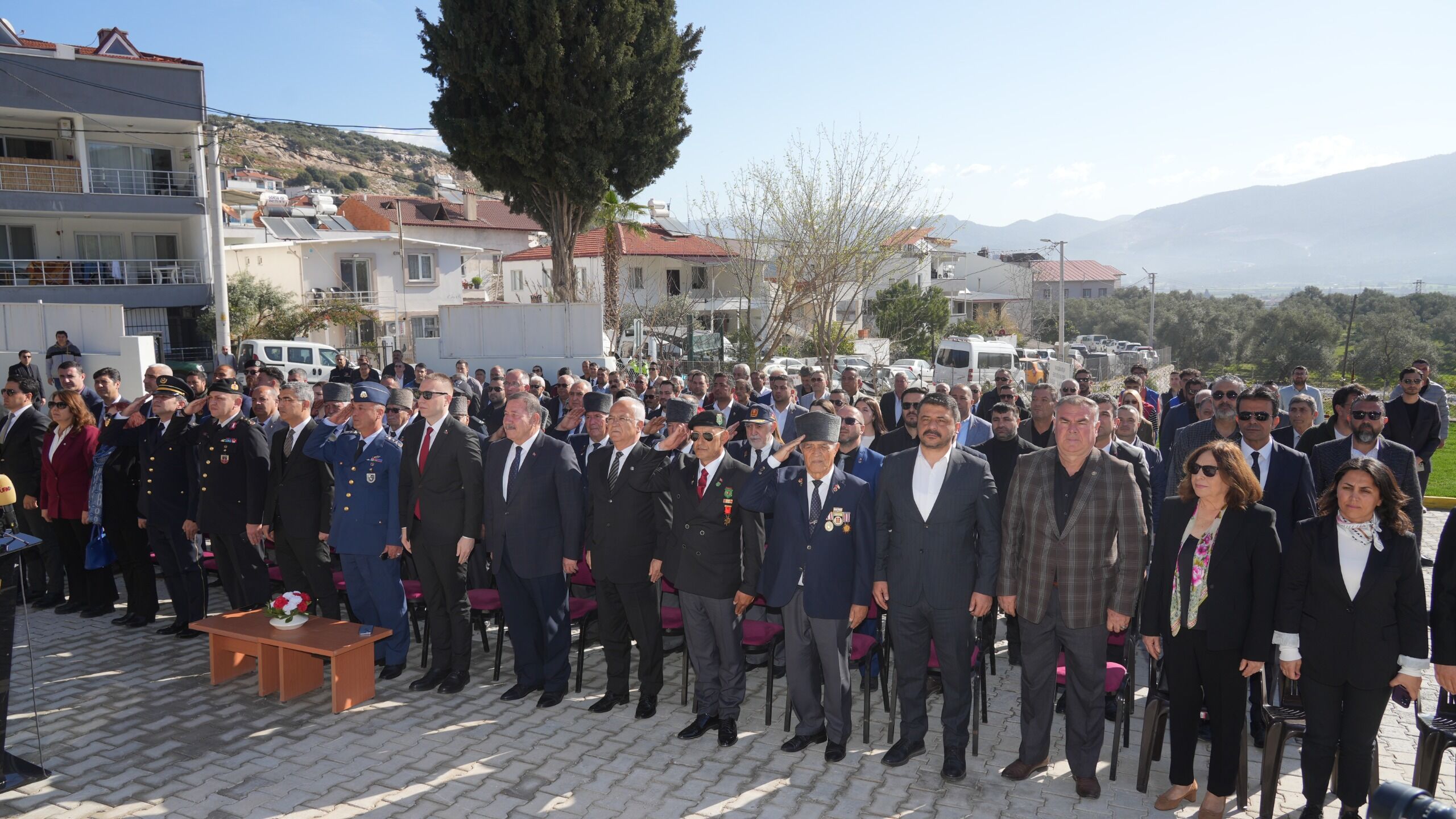 Milas'ta Yapımı Tamamlanan Şehitlik Anıtının Açılış Töreni Yapıldı (3)