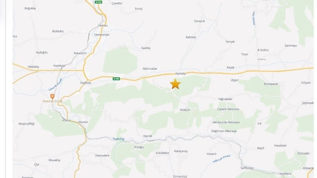 Afad Duyurdu Amasya’da Deprem