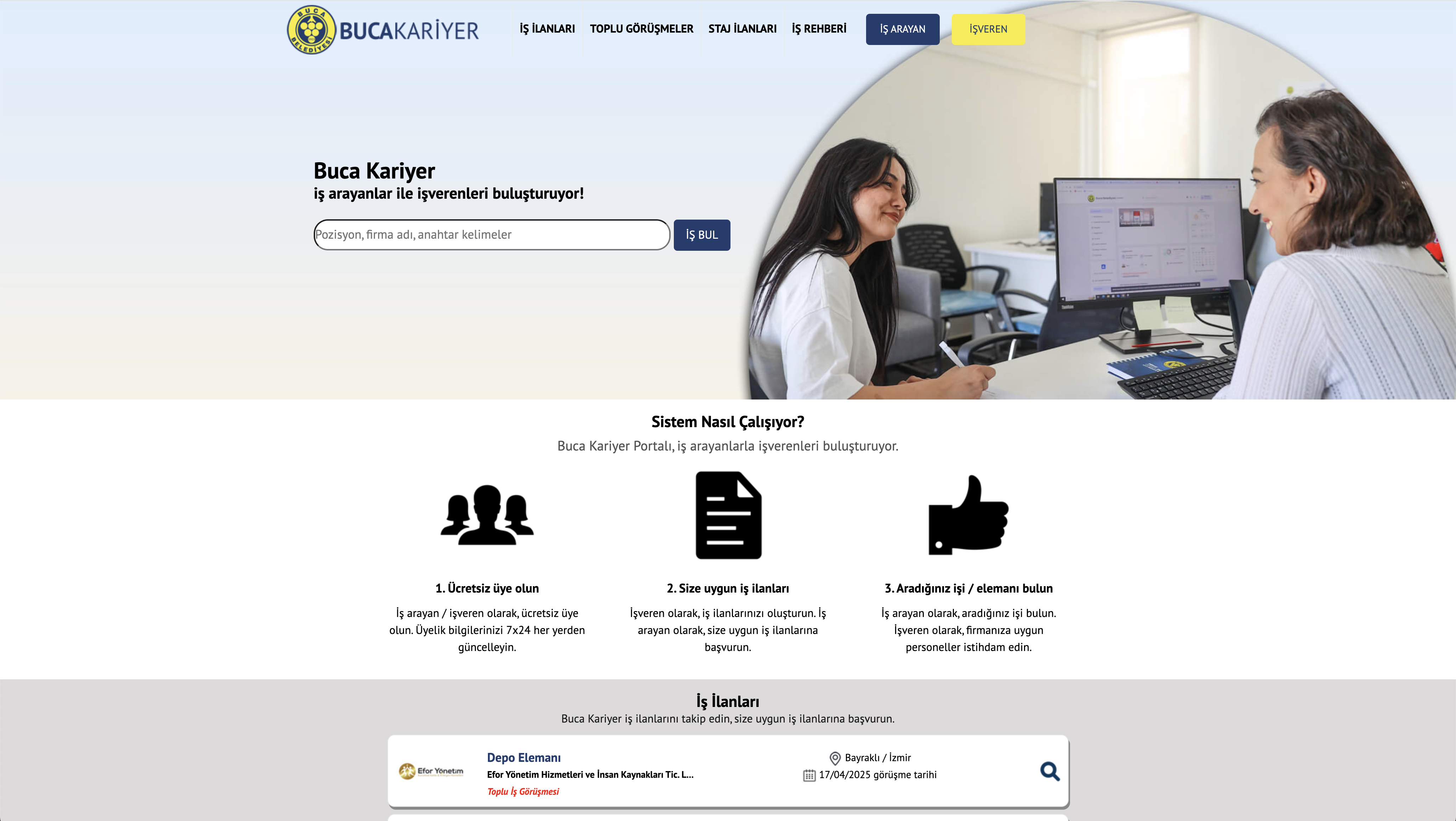 Buca'da Işsizliğe Dijital Çözüm Kariyer Portalı Hizmete Girdi (1)