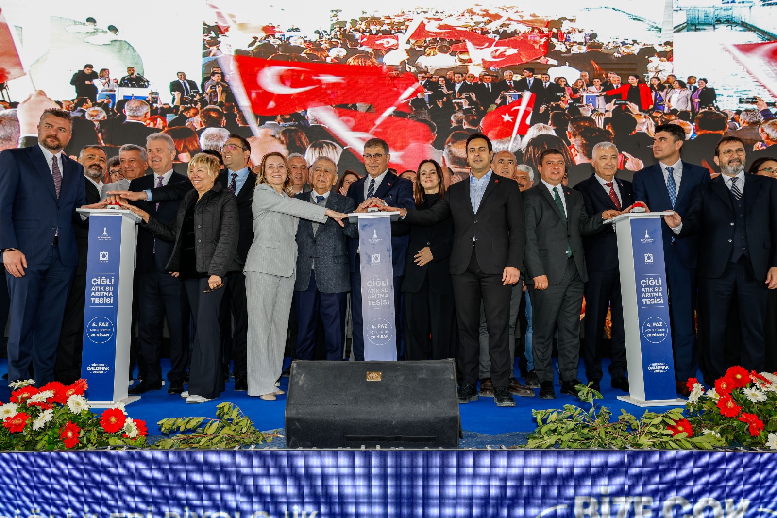 İzmir Körfezi'ne Nefes6 Çiğli Atıksu Arıtma Tesisi’nin 4. Fazı Açıldı