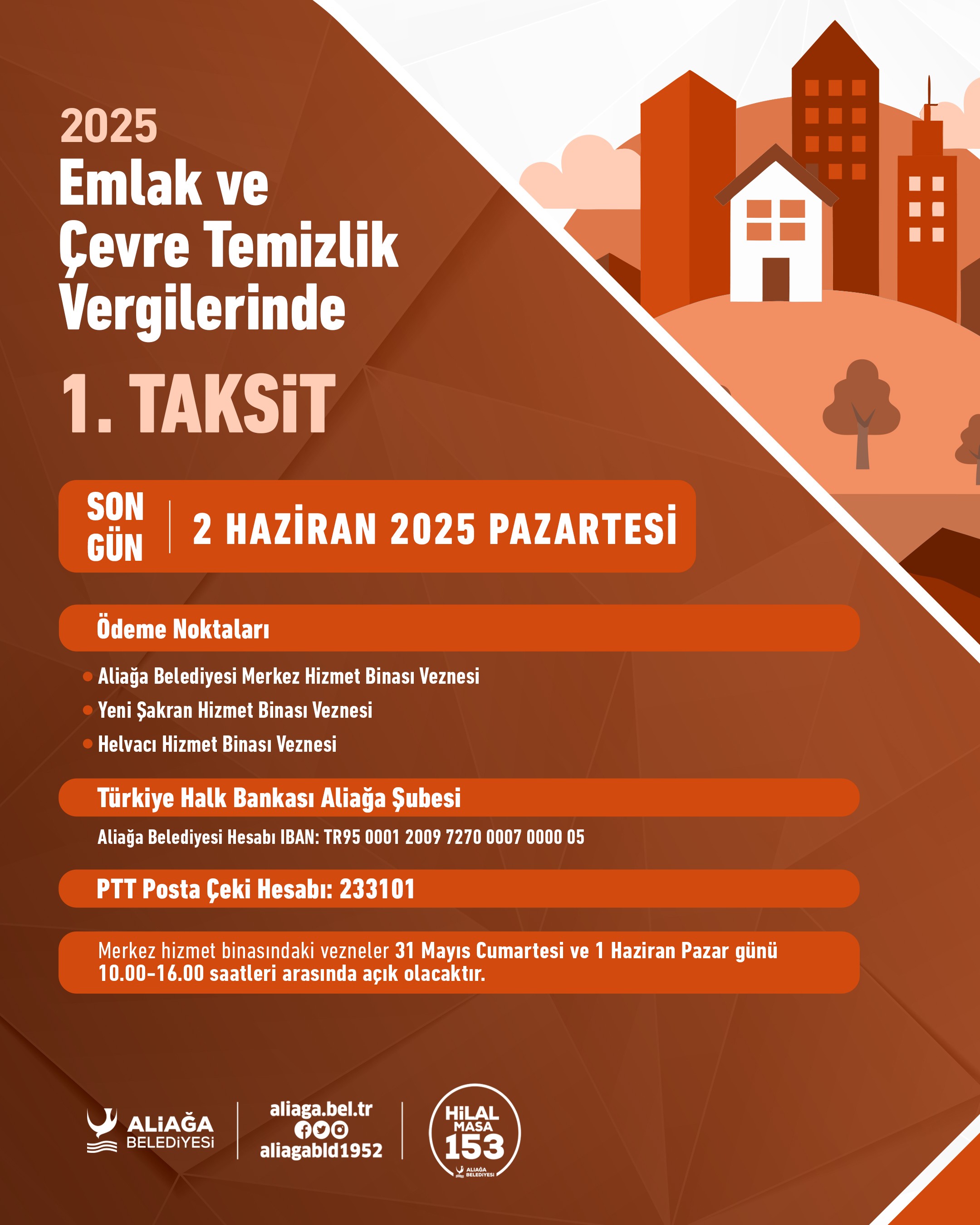 Aliağa Belediyesi’nden Vergi Hatırlatması1