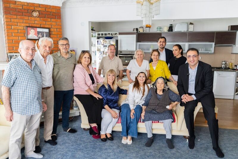 Başkan Onur Yiğit'ten 100 Yaşındaki Annelere Ziyaret (4)