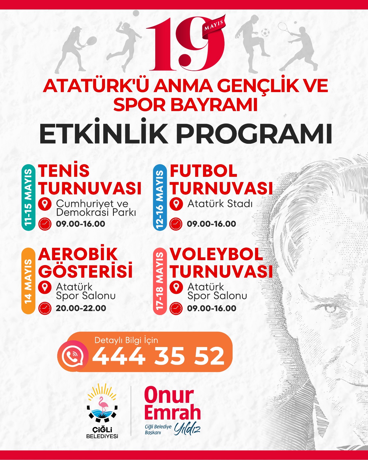 Çiğli’de 19 Mayıs'a Özel Dopdolu Program! (2)
